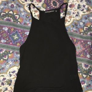 Simple black crop top